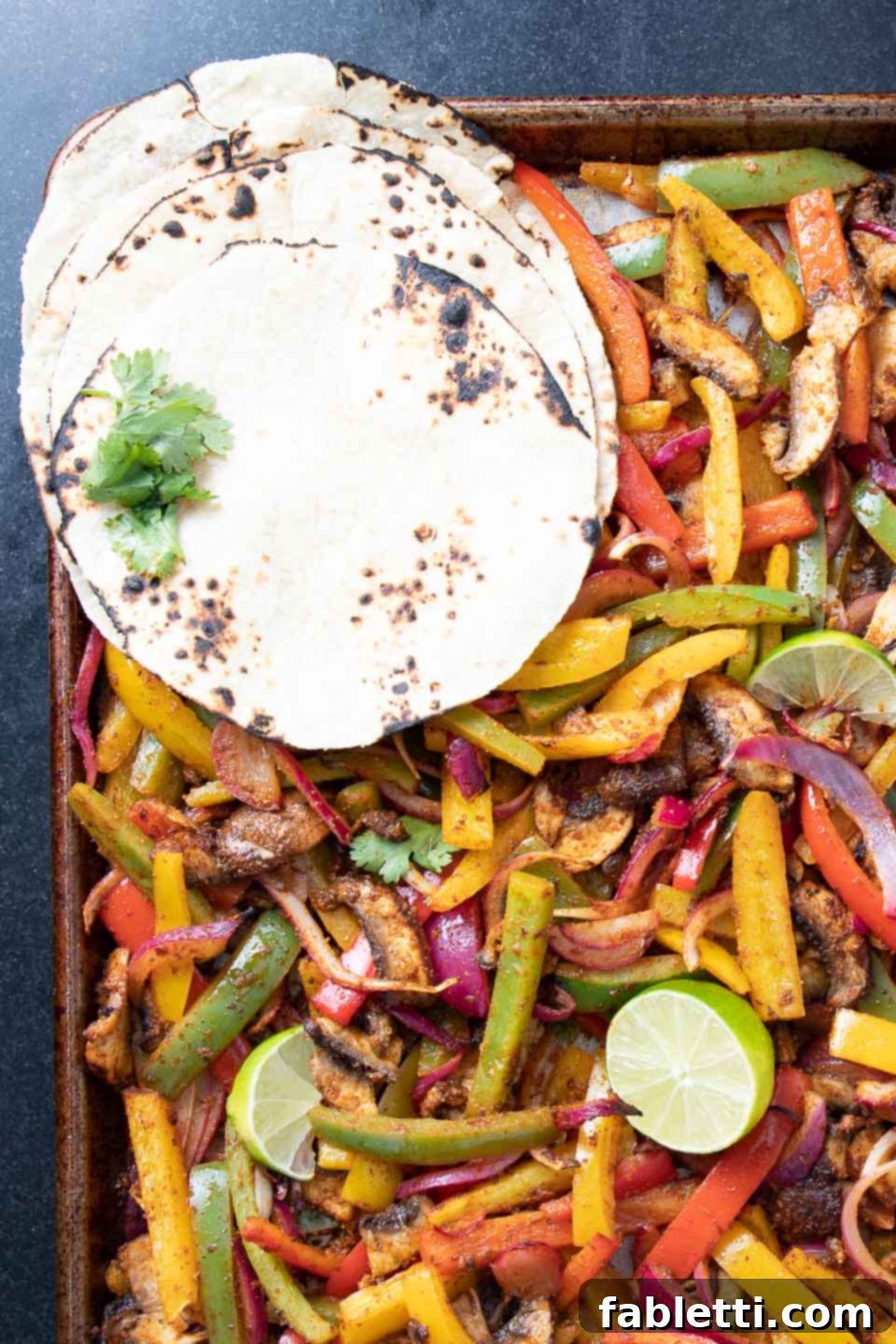 Fajitas with almond flour tortillas