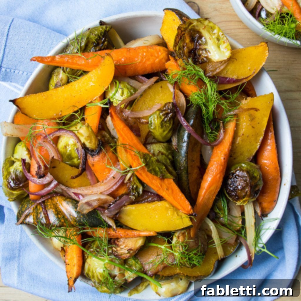 Big chunks of colorful veggies.