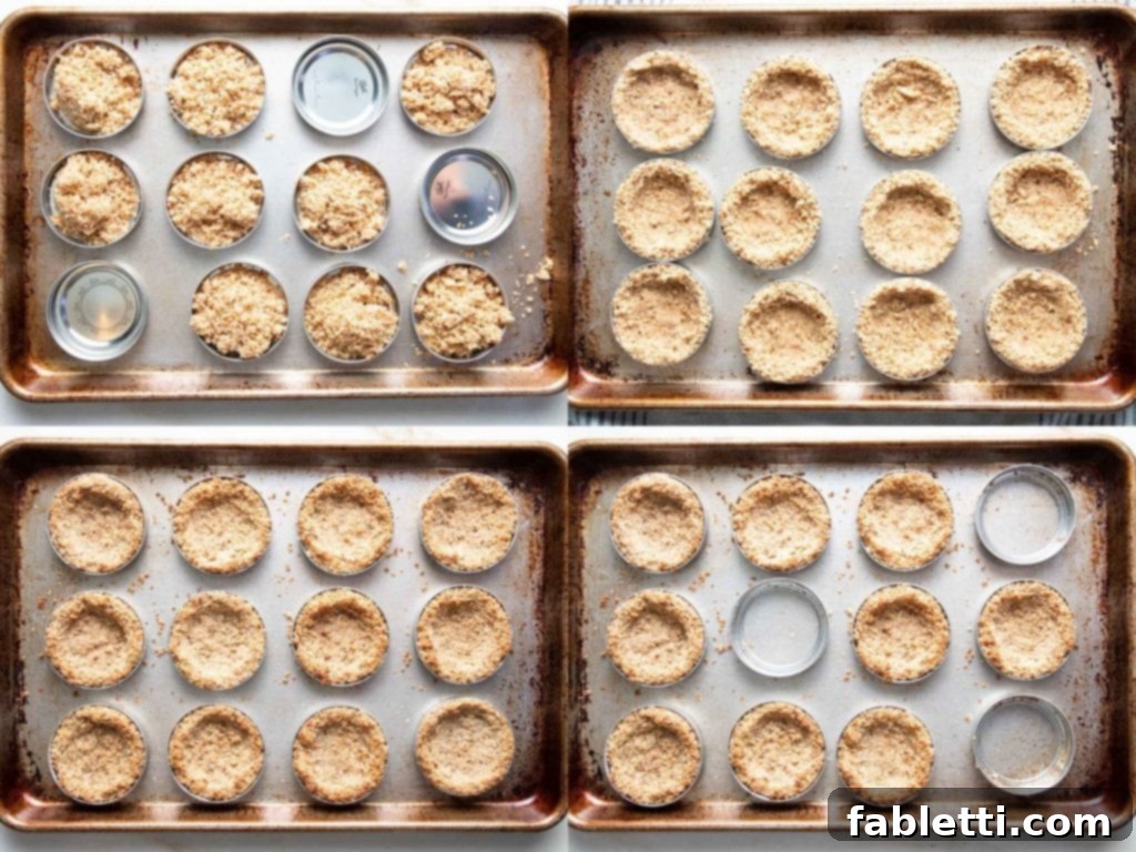 Homemade Blueberry Tart Perfection 8 Mini tart crusts baked in canning jar lids, showcasing a clever way to make individual tart shells without specialized bakeware.