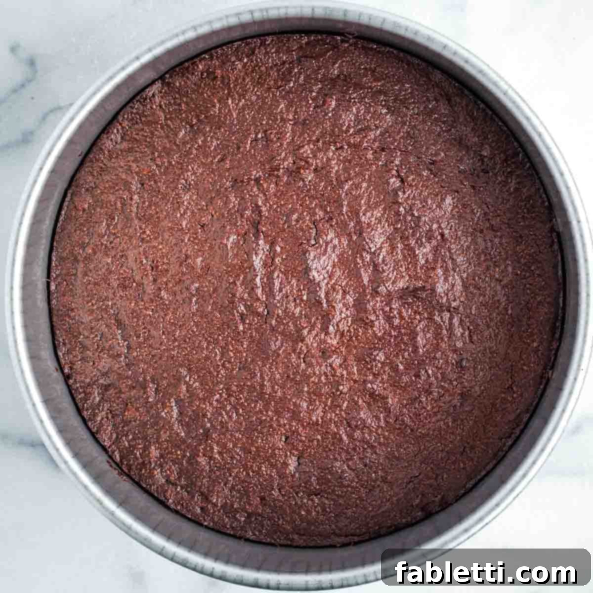 Vegan Flourless Chocolate Cake Delight 11 Chocolate cake fresh out of the oven