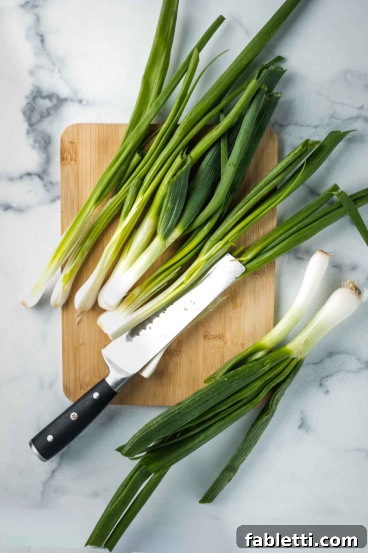Roasted Radishes with Pistachio-Parsley Drizzle 5 Washed and trimmed scallions.